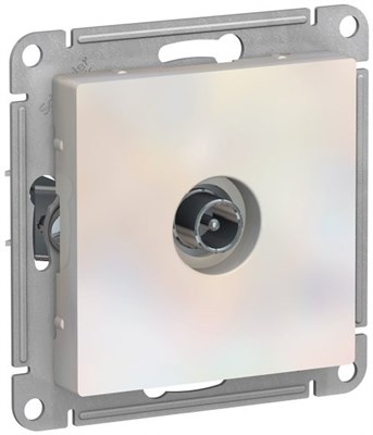 Розетка WESSEN AtlasDesign TV оконеч. 1DB, механизм, жемчуг ATN000491 - фото 64500