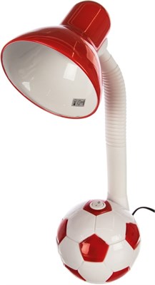 Светильник настольный Camelion KD-381 C33 белый+красный Мяч 230В, 40Вт, E27 12884 - фото 64537