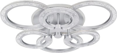 Светильник потолочный ESCADA 10225/6 LED*114W BL Silver - фото 64552