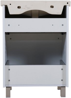 Тумба для ванной комнаты ELIT 60 с умывальником белый - фото 65004