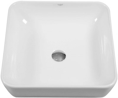 Раковина на столешницу One 46*46 см (квадрат) белый - фото 65492