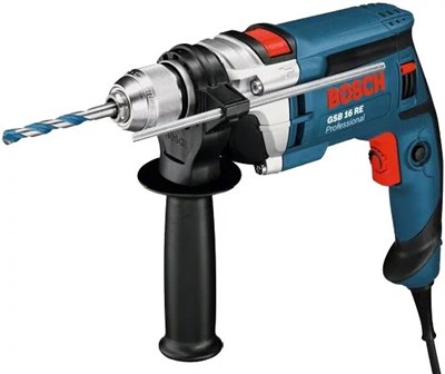 Дрель ударная BOSCH GSB 16 RE 650Вт - фото 65542