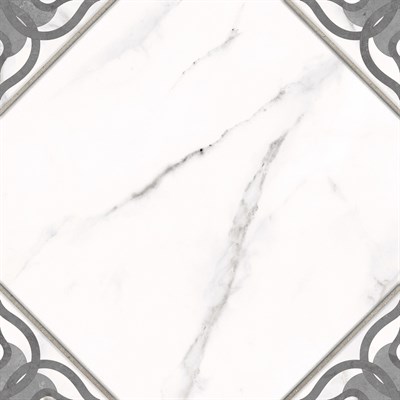 Керамогранит CERSANIT Gretta 29,8*29,8 узоры белый рельеф 16064 - фото 65684