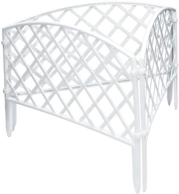 Забор PALISAD декоративный Сетка 24*320 см. белый 65021 - фото 65932