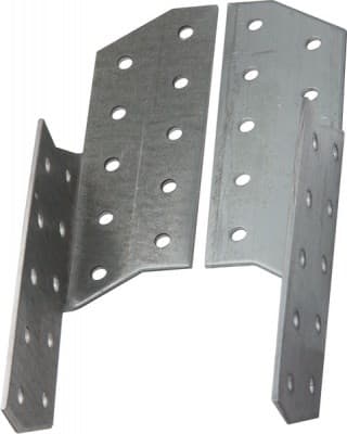 Держатель балки оцинкованный левый 170*40*40*2,0мм DB-Л 170 (упак 50шт) - фото 6600
