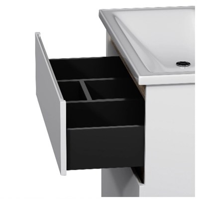 База AM.PM под раковину X-Joy напольная 80см, 2 ящика, белый глянец M85AFSX0802WG - фото 66067