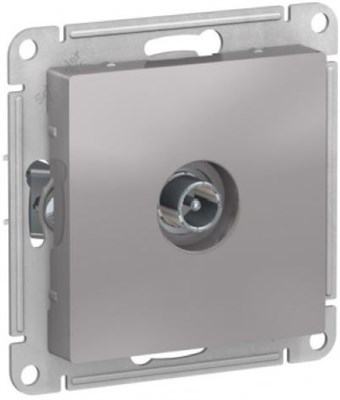 Розетка AtlasDesign TV оконеч. 1DB, механизм, алюминий ATN000391 - фото 66134