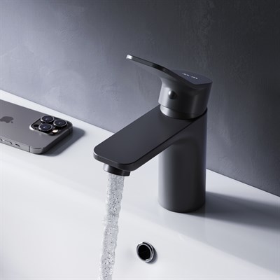 Смеситель AM.PM X-Joy для умывальника, черный F85A02122 - фото 66170