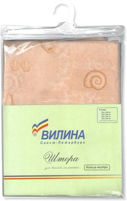Шторы для ванной комнаты Полиэстер 180*220см 6815/1915-1 - фото 66224