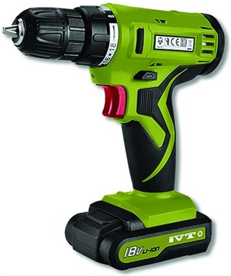 Дрель IVT аккумуляторная литийно-ионная CSD LI-18-RC - фото 67212