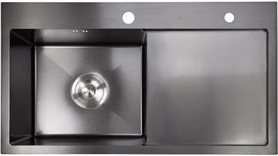 Мойка врезная AVINA HM 78*43 L black - фото 67478