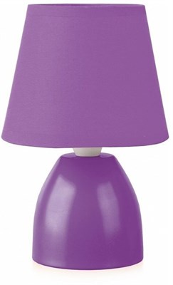 Светильник настольный Camelion KD-401 C12 40W E14 фиолетовый 10688 - фото 67536
