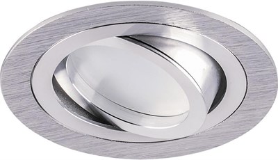 Светильник потолочный FERON встраиваемый DL2811 MR16 50W G5.3 круг, хром (аналог DL272) 32645 - фото 67661