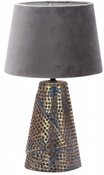 Светильник настольный ESCADA 10164/T E27*40W Grey/Gold - фото 68469