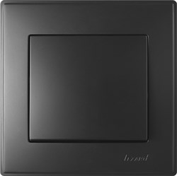 Выключатель LESYA черный бархат мат. 705-4242-100 - фото 68533