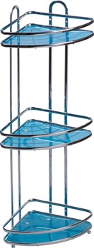 Полка 3-х ярусная угловая Tatkraft KAISER mini 23*18*58 арт.10048 - фото 68559