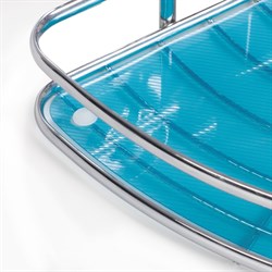 Полка 3-х ярусная угловая Tatkraft KAISER mini 23*18*58 арт.10048 - фото 68560