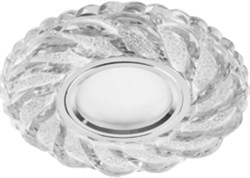 Светильник потолочный Feron встр.светод.подсв.15LED*2835 SMD4000K MR16 50WG5.3 прозр.хромCD935 29468 - фото 68736