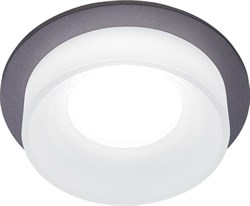 Светильник потолочный Feron MR16 G5.3 50W DL2911 круг, черный 41136 - фото 68816