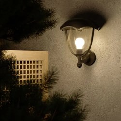 Светильник GAUSS Aura садово-парковый на стену вверх 188*210*238, 170-240V, 1*E27, 60W, IP54, 1/6 - фото 69002