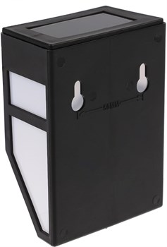 Фонарь садовый на солнечной батарее Настенный 9*12*5см, 1 led, пластик, белый 4073447 - фото 69151