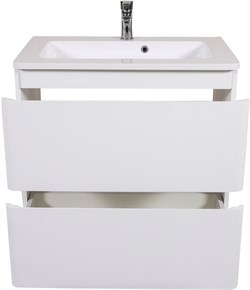 Тумба для ванной комнаты АКЦЕНТ 60 с умывальником, белая - фото 69267