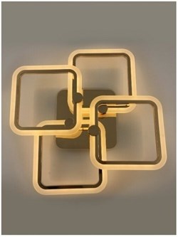 Люстра ESTARES управляемая светодиодная LIKE RGB 100W 4Q-560/120-RC-GOLD/OPAL-220-IP19 - фото 69414