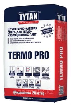 Клей TYTAN для приклеивания пенополистирола и минераловых плит TERMO PRO, 25кг IKZB000067 - фото 69599