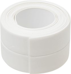 Лента МАСТЕРПРОФ бордюрная герметик 60мм 3,35м белая блистер ИС.130815 - фото 69963