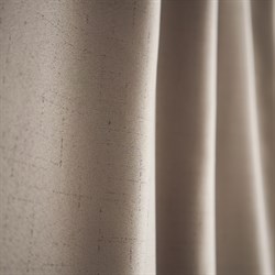 Штора портьерная жаккард однотонный темно-бежевый 190*275 2шт. 106297 - фото 70292