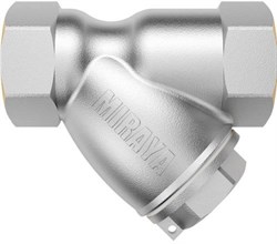 Фильтр сетчатый MIRAYA Y-образный латунный (20) 3/4 г-г 301102 - фото 70532
