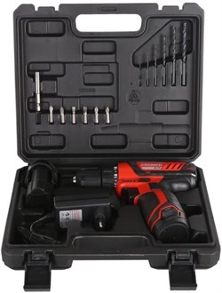 Дрель-шуруповерт FELISATTI аккумуляторная ДА-12ЭР (Li-ion 2 аккум. 1,5Ач) - фото 70612