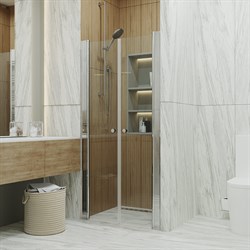 Перегородка душевая стеклянная Дабл 1000*1850 - фото 70783