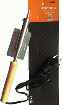 Паяльник IVT 100W (деревянная ручка) 02678 - фото 70909