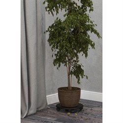 Комплект СПИРАЛЬ напольных подставок 2 шт 345 × 345 × 70 мм, цвет венге 4527592 - фото 71017