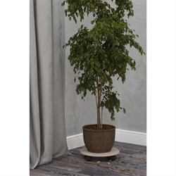 Комплект СПИРАЛЬ напольных подставок 2 шт 345 × 345 × 70 мм, цвет дуб белёный 4527590 - фото 71021