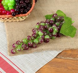 Муляж Виноград 85 ягод 27см глянец 482164 - фото 71253