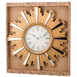 Часы настенные LEFARD Swiss Home кварцевые бронза 50*50*4см. циферблат D=20см 220-104 - фото 71313