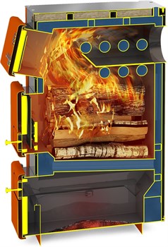 Котел твердотопливный КУППЕР Про-28 - фото 72122