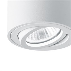 Светильник FERON накладной под лампу,спот поворот ML179 GU10 35W 220V IP20 белый 80*80*84 корпус мет - фото 72354