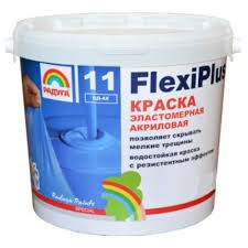 Краска эластичная РАДУГА-11 FlexiPlus 7кг - фото 72450