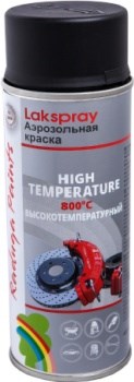 Краска Радуга аэрозольная высокотемпературная 800С белая 400мл - фото 72471