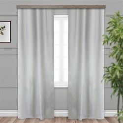 Шторы портьерные Элегия 135*260 2шт блэкаут серебро 160057 - фото 72586
