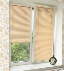 Жалюзи DELFA ПВХ NO.RF-M-007 40/160 ваниль - фото 72667