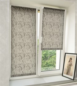 Штора рул. DELFA СРШ-01М-27015 38(34)/170 Марс т.-серый - фото 73132