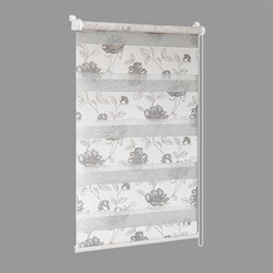 Штора рул. DELFA СРШ-01МК-45835 47(43)/160 Декор роза серая РБ - фото 73283