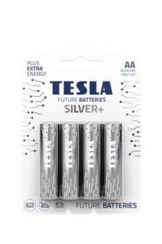 Батарейка TESLA AA SILVER+(LR06/BLISTER FOIL 4PCS) 1099137214 - фото 74328