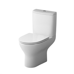 Унитаз-компакт DAMIXA Luna безободковый, с сиденьем микролифт DX46C8600SC - фото 75295