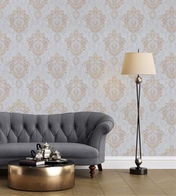 Обои EURO DECOR Medaillon декор 7155-24 виниловые 1,06*10,05м (1упак-6рул) - фото 75782