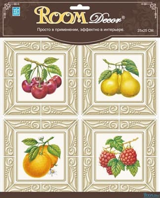 Элемент декоративный ROOM DECOR Декор Фрукты №1 3D TLA 0701 - фото 7592
